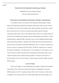 NR 449 Week 3 RUA.docx  NR 449  Patient Safety in the Hospitalized Setting During a Pandemic  Chamberlain University College of Nursing  NR 449: Evidence-Based Practice  Patient Safety in the Hospitalized Setting During a Pandemic- Clinical Question  As a