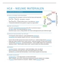 Samenvatting H14 - nieuwe materialen chemie overal vwo 5