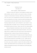 Week 2 Assignment  Making Tough Decisions.docx   PSYC290  Chamberlain University   PSYC290N-61779  Week 2 Assignment :  Making Tough Decisions   The Basics of Vaccines 2012 states that "a vaccine stimulates your immune system to produce antibodies, exa