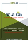 (100% Actual) Exam Cisco 350-401 New Real Dumps