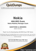 4A0-M03 Dumps - Way To Success In Real Nokia 4A0-M03 Exam