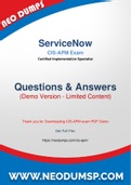 100% Real ServiceNow CIS-APM Exam Dumps