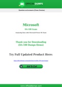 DA-100 Dumps - Pass with Latest Microsoft DA-100 Exam Dumps