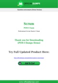 PSM-I Dumps - Pass with Latest Scrum PSM-I Exam Dumps