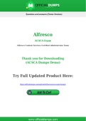 ACSCA Dumps - Pass with Latest Alfresco ACSCA Exam Dumps