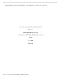 Exam (elaborations) NR 505 Ultra-violet treatment and the rate of Surgical Site Infection Chamberlain College of Nursing (NR 505 Ultra-violet treatment and the rate of Surgical Site Infection Chamberlain College of Nursing)