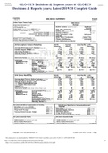 GLO-BUS Decisions & Reports years 6/ GLOBUS Decisions & Reports years; Latest 2019/20 Complete Guide, Already Graded A.