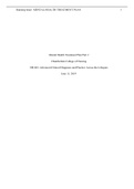 Exam (elaborations) NR 603 Week 6 Mental Health Treatment Plan Part 2 Chamberlain College of Nursing (NR 603 Week 6 Mental Health Treatment Plan Part 2 Chamberlain College of Nursing)