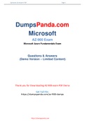 New Reliable and Realistic Microsoft AZ-900 Dumps