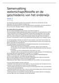 Samenvatting Wetenschapsfilosofie en Geschiedenis van het Onderwijs