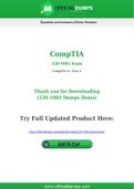 220-1002 Dumps - Pass with Latest CompTIA 220-1002 Exam Dumps