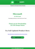 AZ-204 Dumps - Pass with Latest Microsoft AZ-204 Exam Dumps