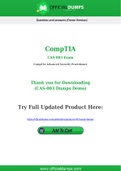 CAS-003 Dumps - Pass with Latest CompTIA CAS-003 Exam Dumps