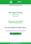 OG0-092 Dumps - Pass with Latest The Open Group OG0-092 Exam Dumps