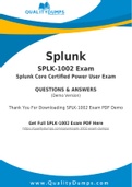 Splunk SPLK-1002 Dumps - Prepare Yourself For SPLK-1002 Exam