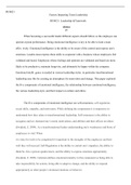 Factors Impacting Team Leadership2.edited.docx  BUS621  Factors Impacting Team Leadership  BUS621: Leadership &Teamwork   Abstract  When becoming a successful leader different aspects should follow so the employee can operate at peak performance. Being em