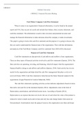 Cash Flow Statement.docx  OMM622  Ashford University   OMM622: Financial Decision-Making   Ford Motor Company Cash Flow Statement  When it comes to an organization's financial information, it can be found in the annual report and 10-k; they are put out