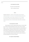 BUS 621 Week 4  Assignment CH.docx  BUS621  Factors Impacting Team Leadership  The University of Arizona Global Campus   BUS 621: Leadership and Teamwork   Abstract  This paper will  analyze the five  components of emotional intelligence and their relatio