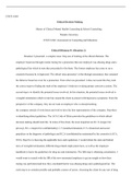 Assessments  assignment.docx  COUN 6360  Ethical Decision Making  Master of Clinical Mental Health Counseling & School Counseling,   Walden University  COUN 6360: Assessment in Counseling and Education  Ethical Dilemma #1 (Situation 2)  Situation 2 presen