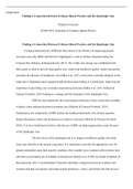 5052  WK1Assgn.docx  NURS 5052  Finding a Connection Between Evidence-Based Practice and the Quadruple Aim  Walden University  NURS 5052: Essentials of Evidence-Based Practice  Finding a Connection Between Evidence-Based Practice and the Quadruple Aim  Ev