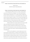 5052  WK1Assgn  NURS 5052  Finding a Connection Between Evidence-Based Practice and the Quadruple Aim  Walden University  NURS 5052: Essentials of Evidence-Based Practice  Finding a Connection Between Evidence-Based Practice and the Quadruple Aim  Evidenc