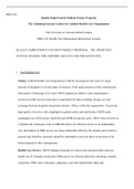 Quality Improvement Proposal.docx    MHA 616  Quality Improvement Student Project Proposal:  The Admitting System Crashes for Ashford Health Care Organization  The University of Arizona Global Campus  MHA 616: Health Care Management Information Systems  Q