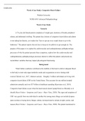 M2Assgn.docx  NURS 6501  Week 4 Case Study: Congestive Heart Failure  Walden University  NURS 6501 Advanced Pathophysiology  Week 4 Case Study  Scenario  A 76-year-old female patient complains of weight gain, shortness of breath, peripheral edema, and abd