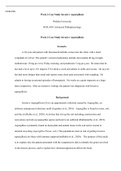 M1Assgn.docx  NUR 6501  Week 2 Case Study Invasive Aspergillosis  Walden University  NUR 6501 Advanced Pathophysiology  Week 2 Case Study Invasive Aspergillosis  Scenario  A 49-year-old patient with rheumatoid arthritis comes into the clinic with a chief 