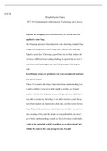 int100 wk5 final paper.docx  INF100  Blog Reflection Paper  INT 100 Fundamentals of Information Technology and Literacy  Explain the blogging best practices that you researched and applied to your blog.  The blogging practices that helped me was choosing 