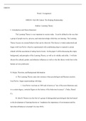 HHS310week3outline.pdf  HHS310  Week-3 Assignment  HHS310: H & HS Culture: The Helping Relationship  Outline: Learning Theory  I.  Introduction and Thesis Statement  The Learning Theory is very important in society today.  It can be defined as the way tha