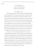 Week 4 Reflective Journal.docx    BUS625  Week 4 Reflective Journal  University of Arizona Global Campus BUS625: Data & Decision Analytics   Week 4 Reflective Journal  In this Super forecasters, Chapters 7 and 8 reveal critical points of insights for good