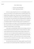 Week 3 Reflective Journal.docx    BUS625  Week 3 Reflective Journal  University of Arizona Global Campus BUS625: Data & Decision Analytics   In this weeks reading of, Super forecasters, there were essential highlights regarding a forecasters way of thinki