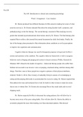 Week 3 Assignment.docx (3)  Psy 650  Psy 650: Introduction to clinical and counseling psychology  Week 3 Assignment €“ Case Analysis  Dr. Heston produced four different therapies for Rita aimed at making her aware of what anorexia nervosa is. Dr. Heston e