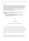 Week  7  discussion.docx  NURS 6050  When politics and medical science intersect, there  can be much debate. Sometimes anecdotes or hearsay are  misused as evidence to support a particular point. Despite these and  other  challenges, however, evidence-bas