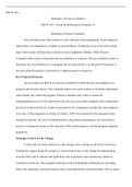 Wk9SWRPII  redo.docx  SOCW 6311  Reporting a Process Evaluation  SOCW 6311: Social Work Research In Practice II   Reporting a Process Evaluation  Social Workers user interventions to work with their client populations. In providing the intervention, it is