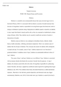 Wk4.Assgn.docx  PUBH 3100  Diabetes  Walden University  PUBH 3100: Human Disease and Prevention  Diabetes  Diabetes is a metabolic non-communicable disease that causes elevated sugar levels in the blood (Watson, 2020). It is associated with the defective 