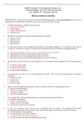 Exam (elaborations) BSN 1 PMART Center for International Review, Inc.  Dela Rosa Bldg., Rm 207 1192 A.H.Lacson  Cor. Dapitan St. Sampaloc Manila MEDICAL-SURGICAL NURSING