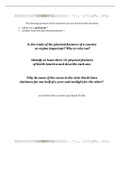 Answer to Essays - Importance of a Country's Physical Features, North America's Physical Features, the Artic North's Phenomenon