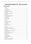 Samenvatting Centraal Zenuwstelsel Kind en Neonaat 130 - IC Neonatologie