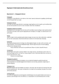 Begrippenlijst Onderwijskunde Bovenbouw (PABO Saxion Deventer)