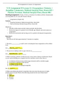 VCE Assignment #3-Lesson 12: Oxygenation ( Patients: • Jacquline Catanazaro, Medical-Surgical Floor, Room 402 • Patricia Newman, Medical-Surgical Floor, Room 406)