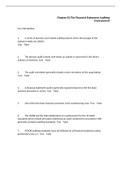 Test Bank Chapter 02 The Financial Statement Auditing Environment