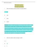 HESI Chemistry Questions with Answers and Rationale 