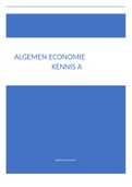 College aantekeningen Algemene Economie 