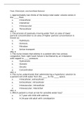 Exam (elaborations) NURS FUNDAMENTA  Fluid, Electrolyte, and Acid-Base Balance.