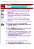 NUR612 Key Points to Review for Exam 3 This exam is cumulative and covers Weeks 9-14