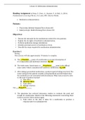 NUR 321 VCE #4 Lesson 10- Medication Administration | •	Piya Jordan, Medical-Surgical Floor, Room 403 •	Kathryn Doyle, Skilled Nursing Floor, Room 503 (solved_2021)