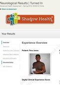 NEUROLOGICAL SHADOW HEALTH COMPLETE