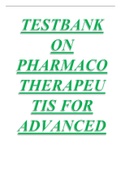 TESTBANK ON PHARMACOTHERAPEUTIS FOR ADVANCED PRACTICE NURSE PRESCRIBERS 5TH EDITION