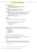 NUR 321 VCE #5 Fluid and Electrolyte Balance.